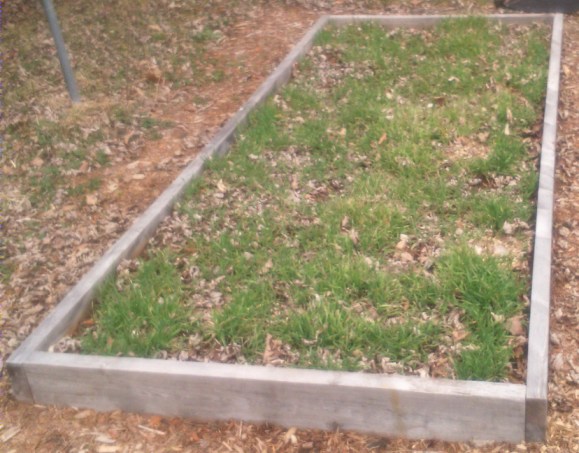 single height raised bed